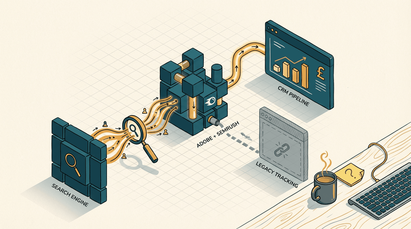 Cover illustration for The AI Visibility Void: Why Your B2B Leads Are Drying Up