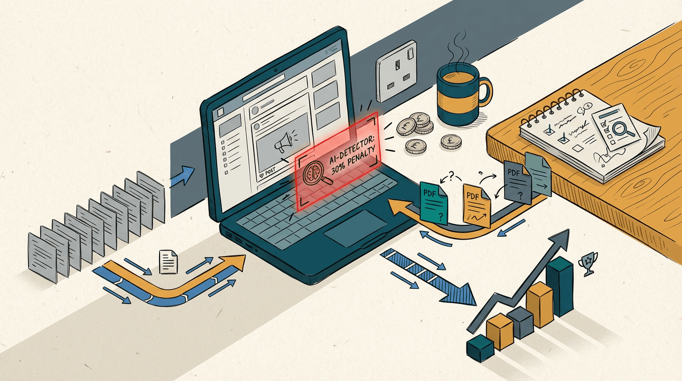 Cover illustration for How to Beat the 360Brew Algorithm and Avoid the AI Homogenisation Tax