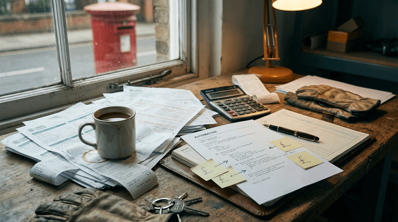 Cover illustration for Bridging the Last-Mile Automation Gap with Generative Glue Code