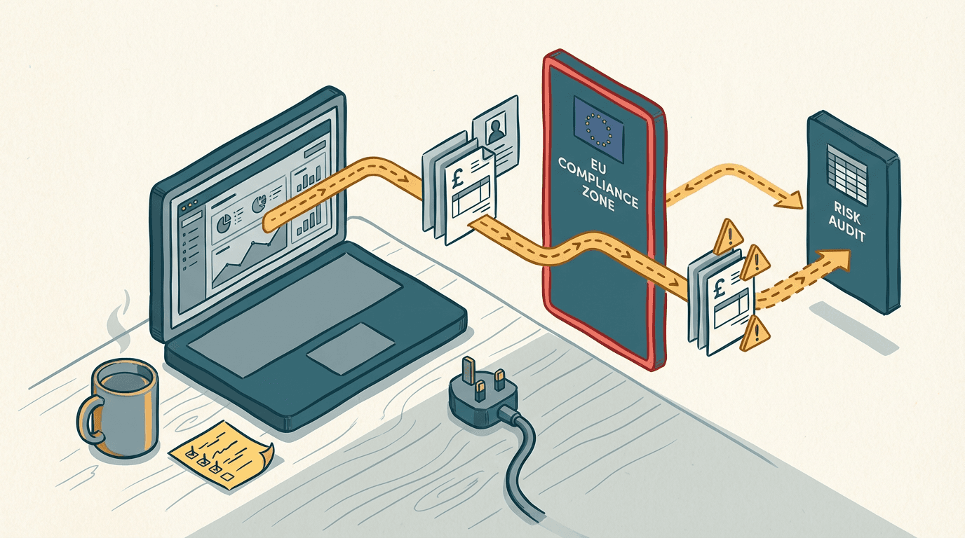 Cover illustration for The EU AI Act: Why Small Businesses Face Hidden Compliance Risks