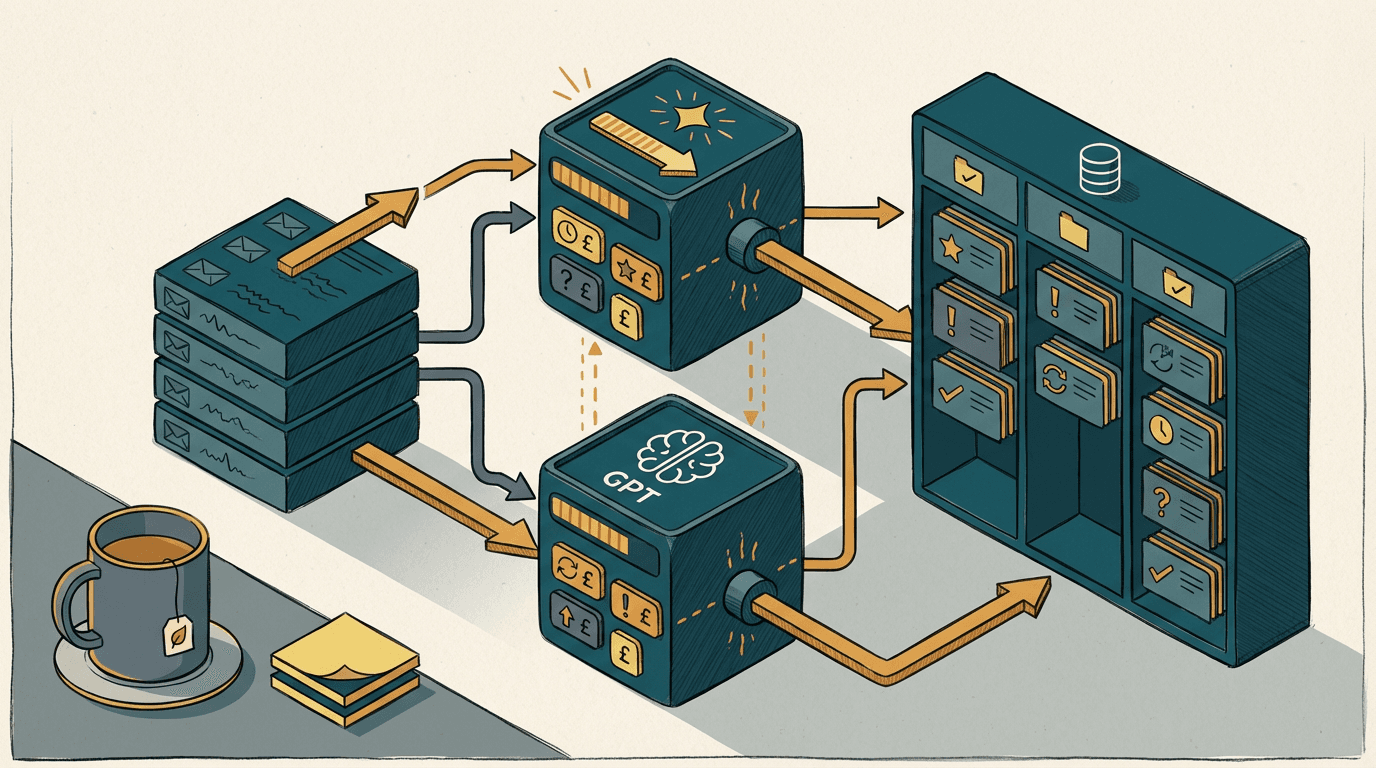 Cover illustration for How to Build an AI Support Triage Engine That Actually Works