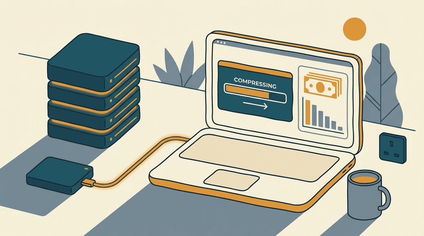 Cover illustration for MIT researchers release CompreSSM to compress AI models during training