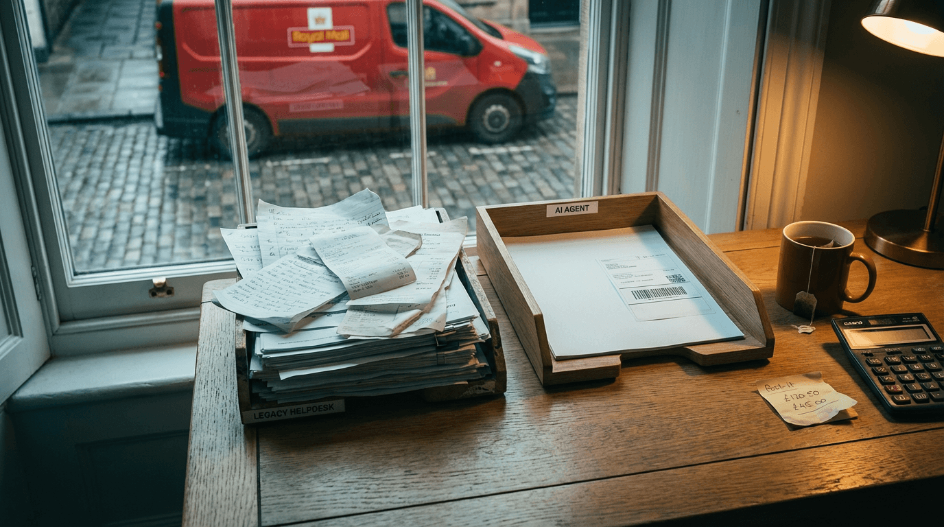 Cover illustration for The choice between native AI agents and legacy helpdesk add-ons