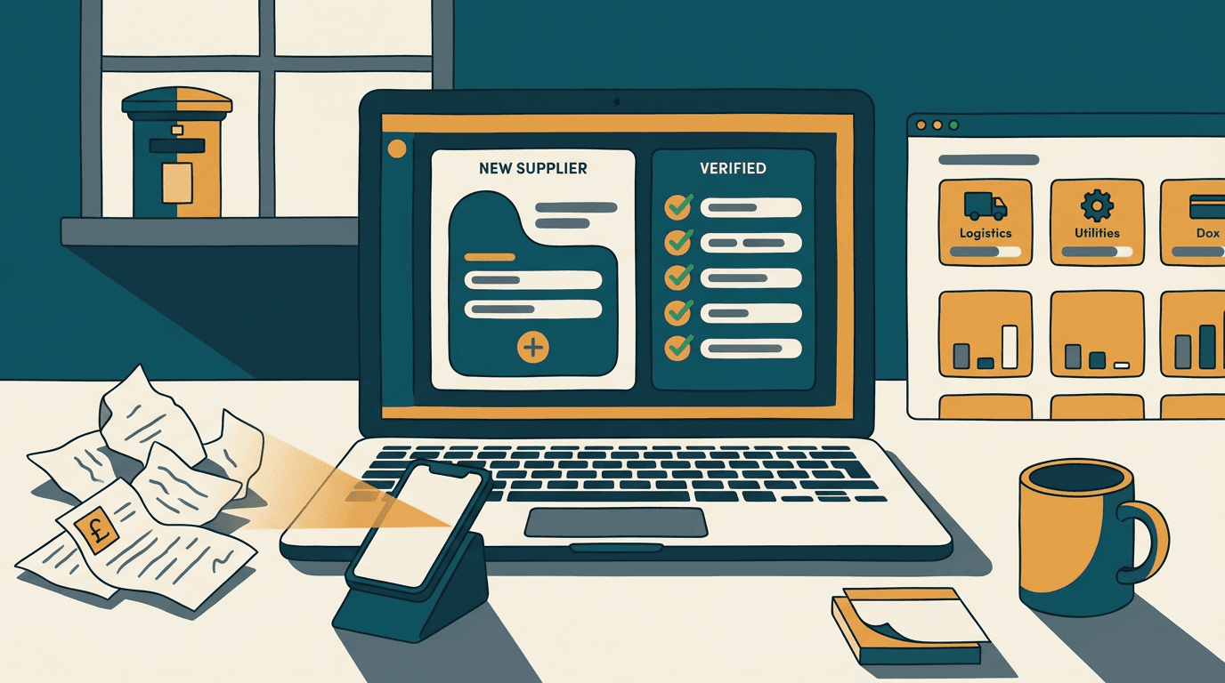 Cover illustration for The Onboarding Data Tax: How SMEs Can Automate Supplier Management