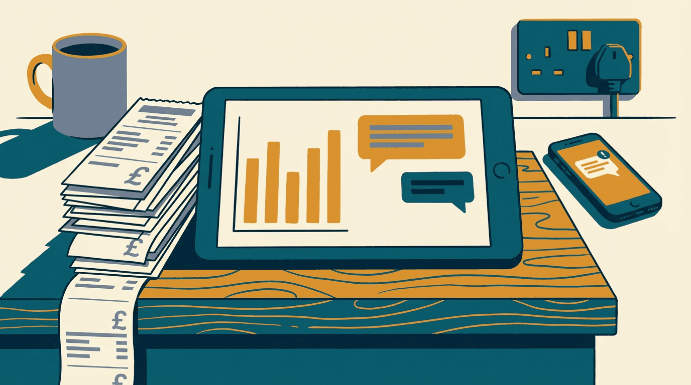 Cover illustration for Square launches conversational AI assistant for UK businesses