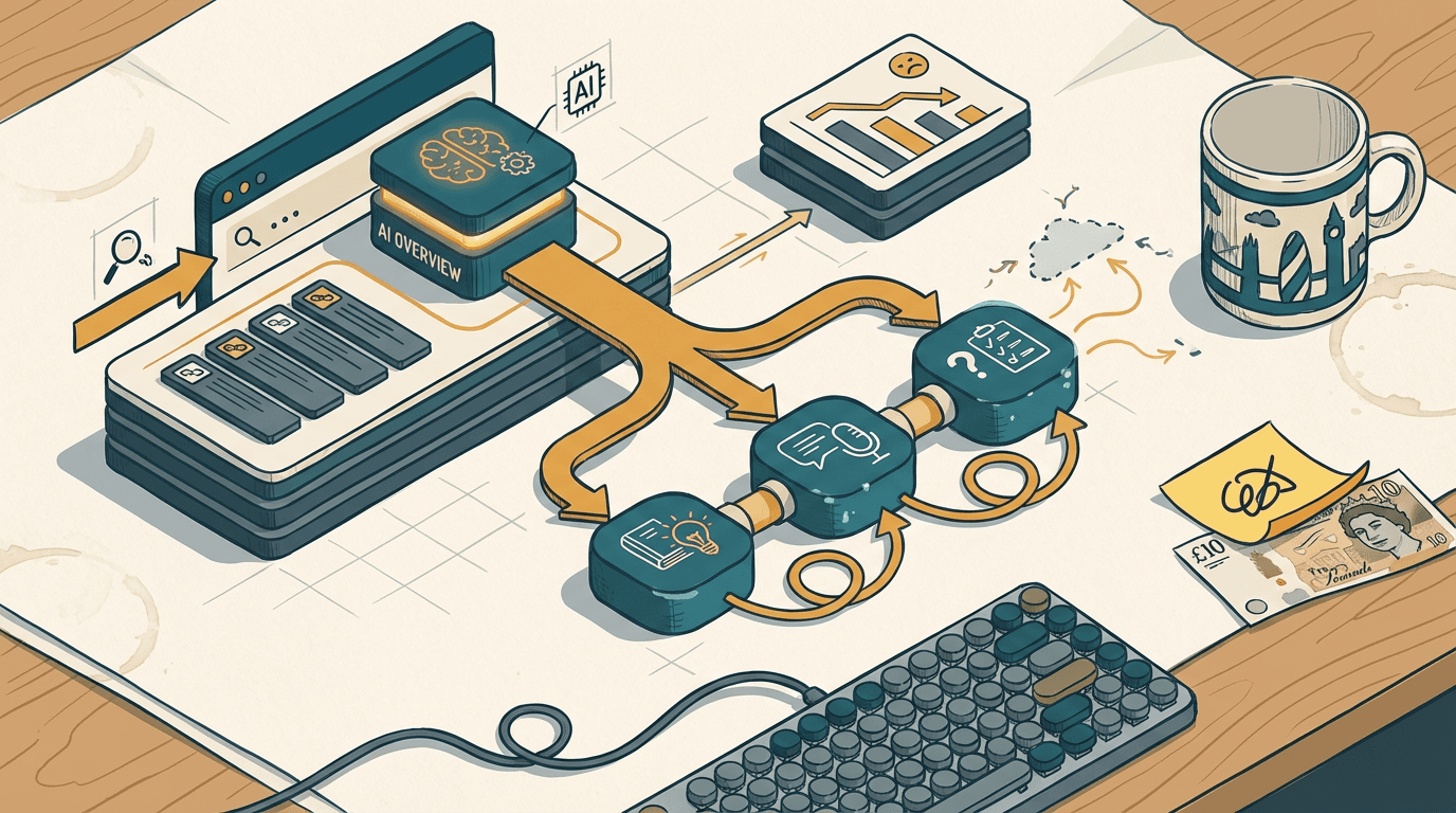 Cover illustration for Surviving the Semantic Fan-out Trap in the Gemini 3 Search Era