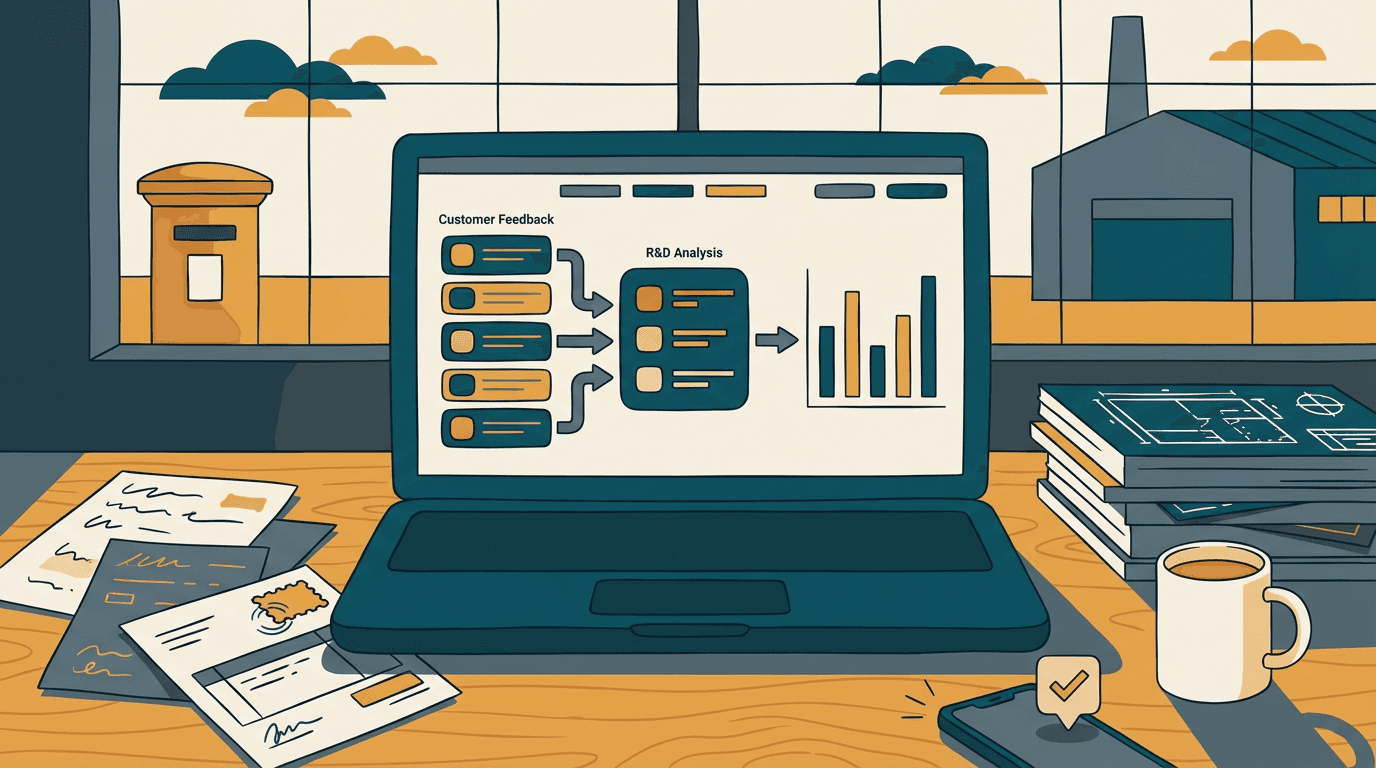Cover illustration for How to Fix the Unstructured R&D Bottleneck in SME Manufacturing