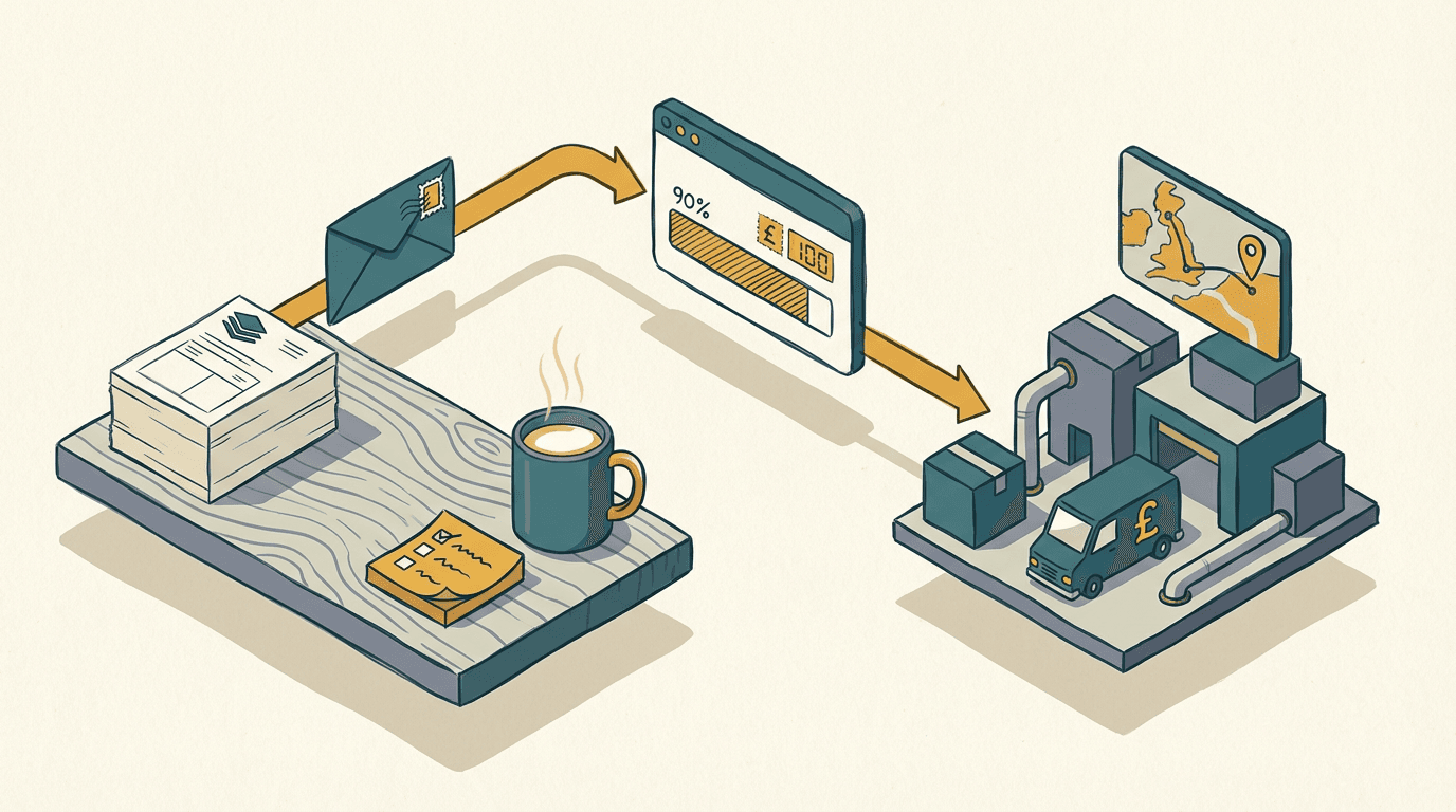 Cover illustration for Securing a £50,000 BridgeAI Grant for Transport Logistics Innovation
