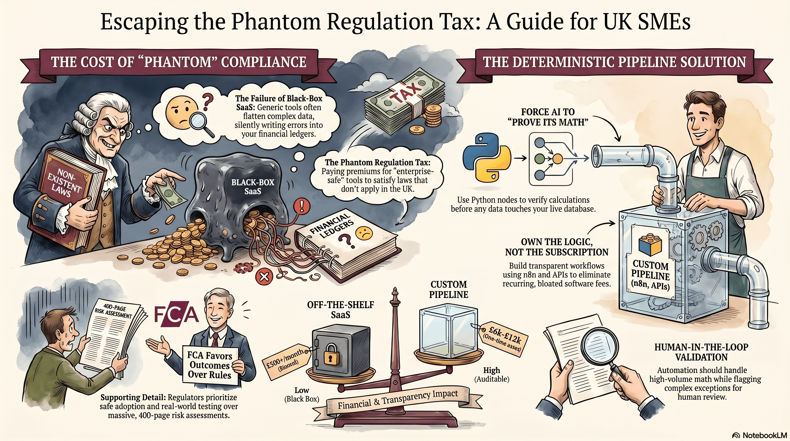 Infographic for The FCA Decision and Avoiding the Phantom Regulation Tax