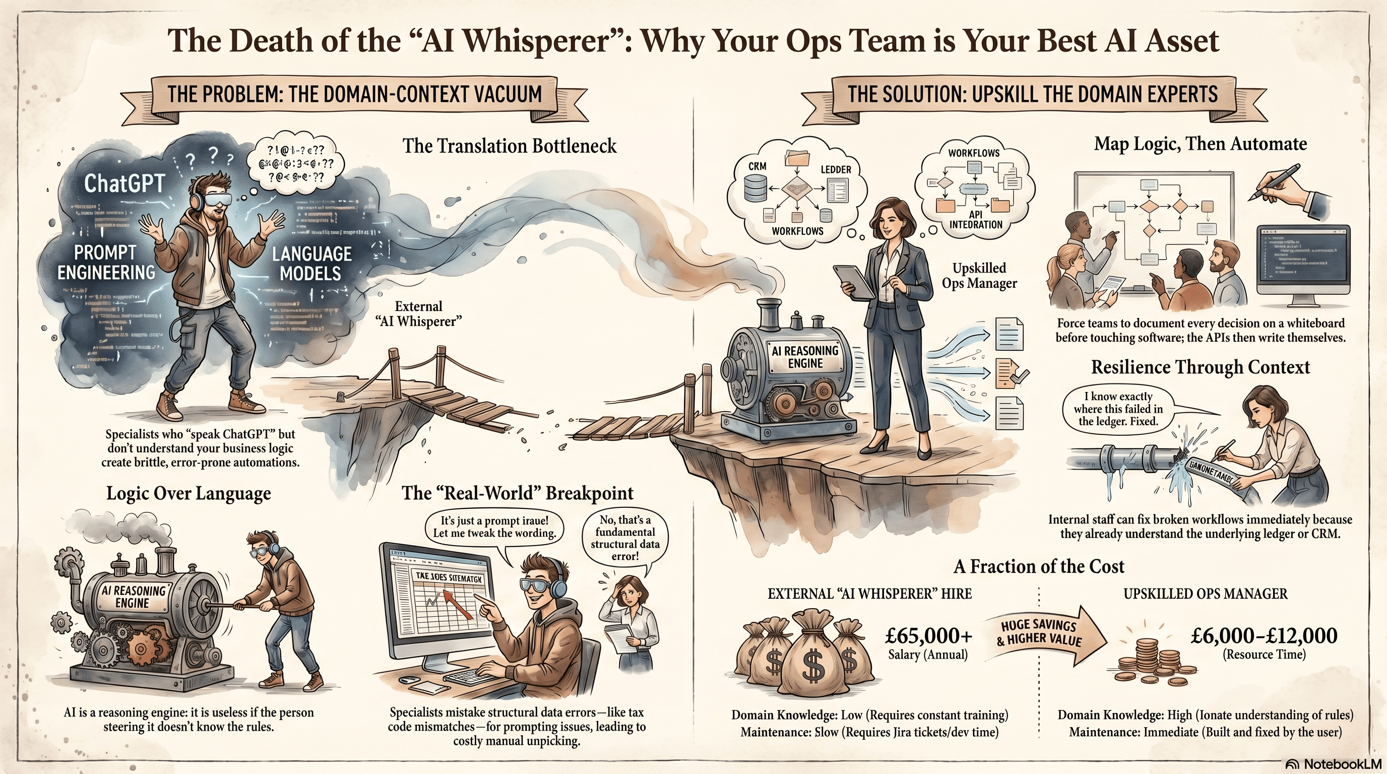 Infographic for You Don't Need an AI Whisperer, You Need Your Ops Team to Learn APIs