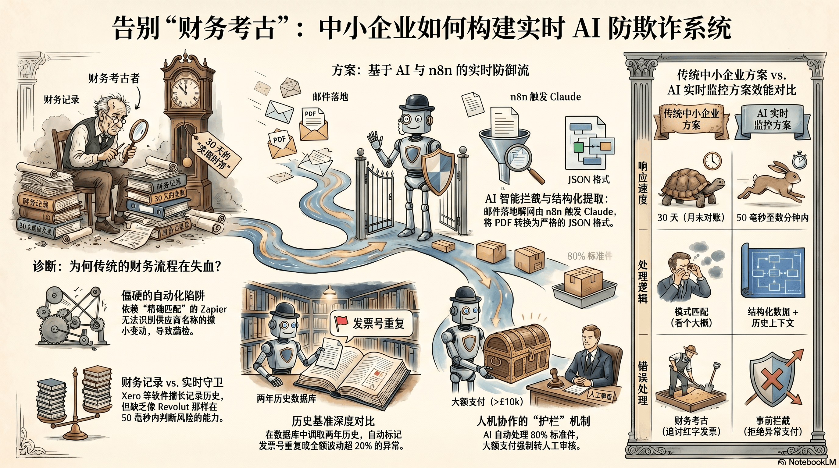 Infographic for 别再等那 30 天了:中小企业如何像 Revolut 一样实现实时防欺诈